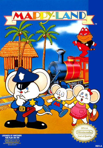 Mappy-Land (USA) box art